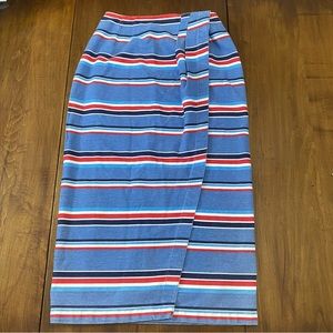 Susan Bristol Wrap Skirt Full Length Women’s 8